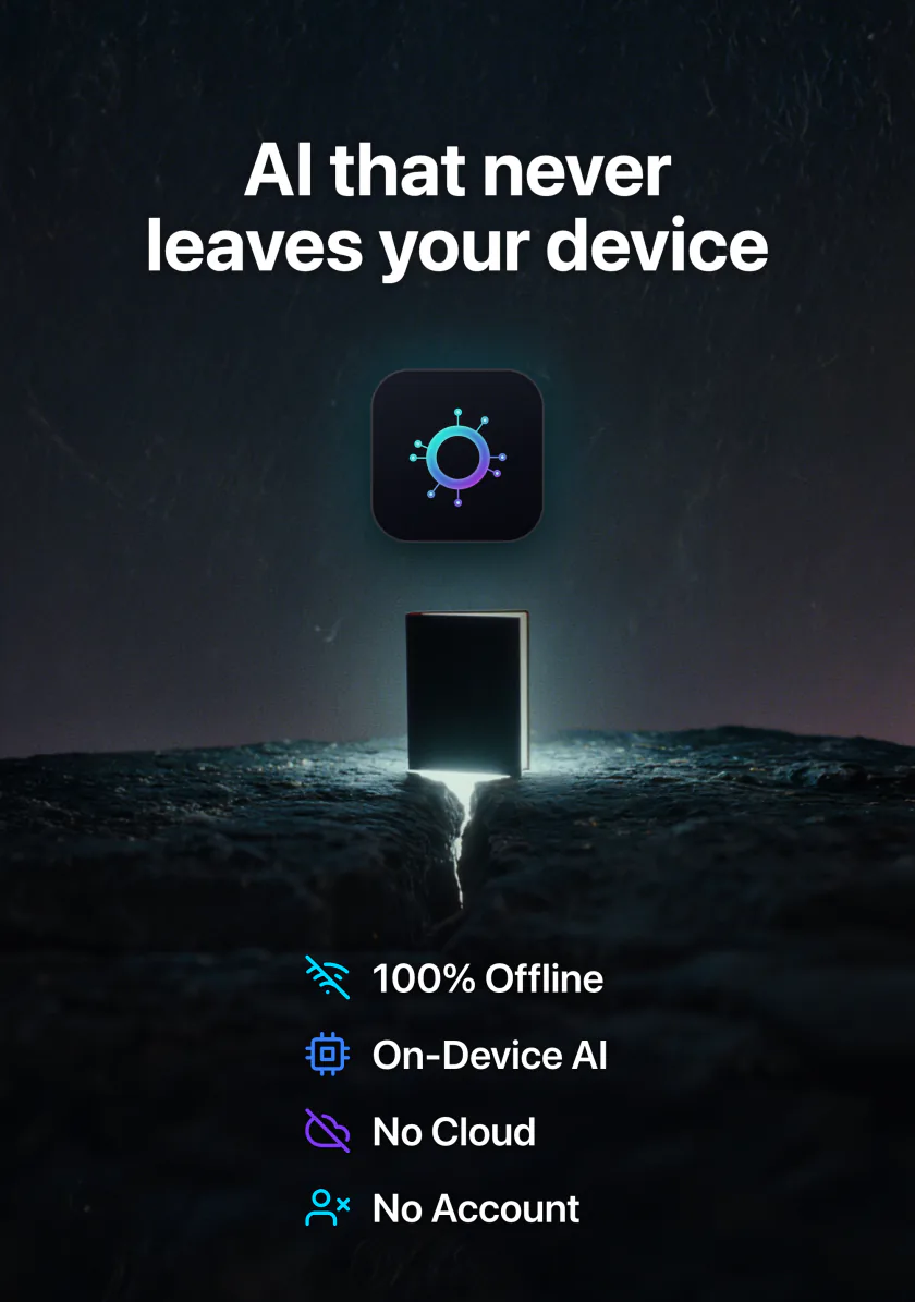 LocalMind AI on the open iPhone Duo: AI that never leaves your device